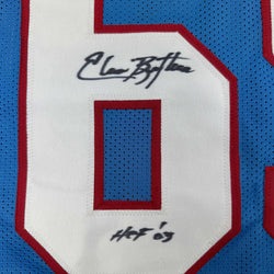 Autographed/Signed Elvin Bethea HOF 03 Tennessee Retro Light Blue Football Jersey JSA COA (ONLINE ORDER ONLY)