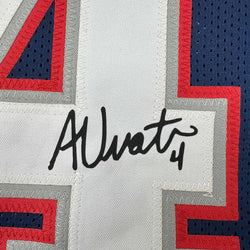 Facsimile Autographed Adam Vinatieri New England Blue Reprint Laser Auto Football Jersey Size Men's XL (ONLINE ORDER ONLY)