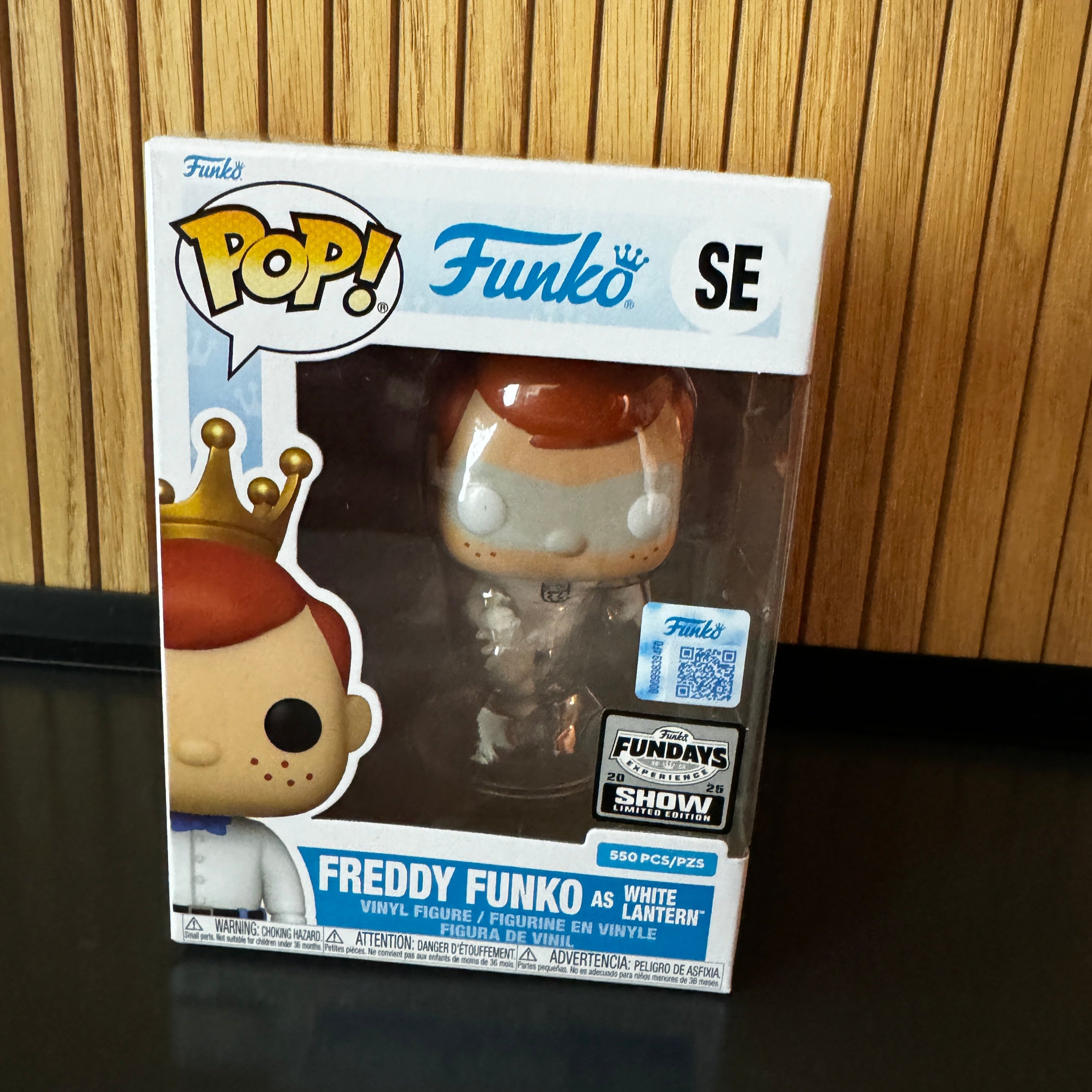 Funko Fundays Experience 2025: Pop! Originals DC Freddy Funko as White Lantern () LE550 (Online Order Only)