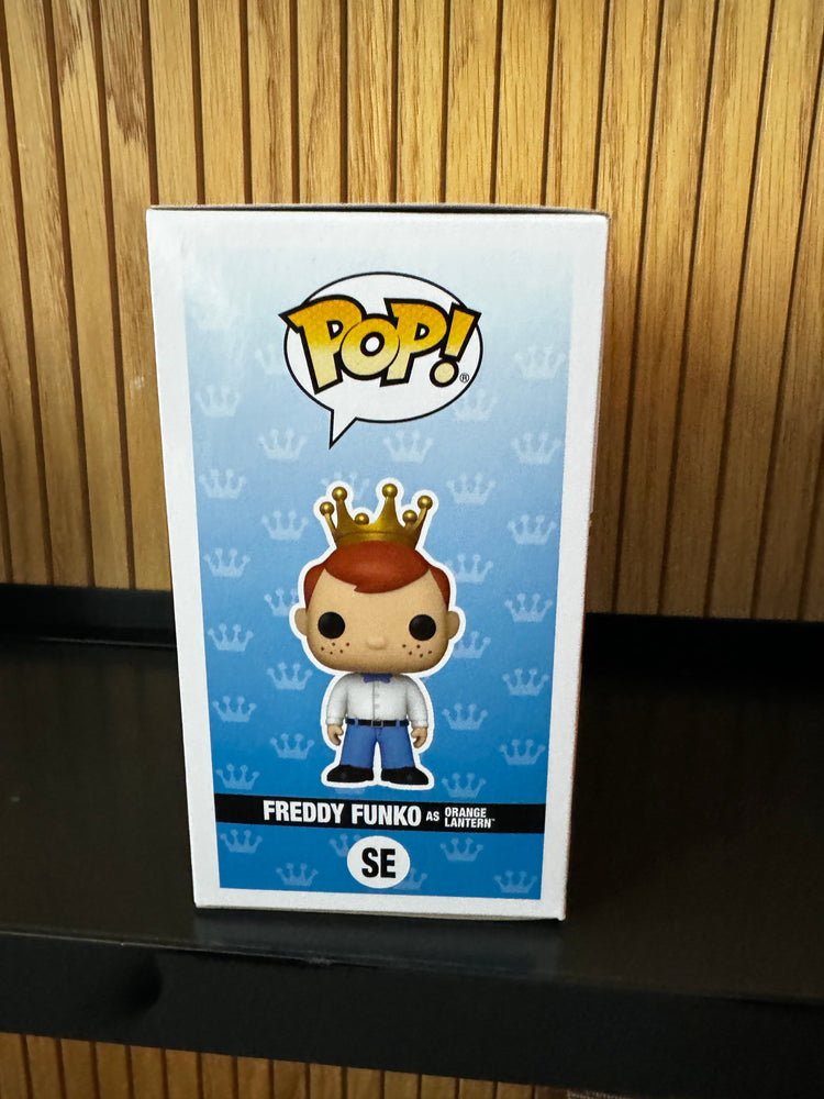 Funko Fundays Experience 2025: Pop! Originals DC Freddy Funko as Orange Lantern (Translucent) LE2000 (Online Order Only)