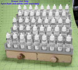 Drawer Add-On For Paint Rack - Double Drawer (Online Order Only) (Online Order Only)