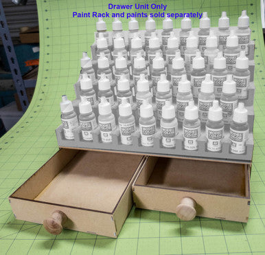 Drawer Add-On For Paint Rack - Double Drawer (Online Order Only) (Online Order Only)