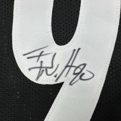 Autographed/Signed TJ T.J. Watt Pittsburgh Black Football Jersey Beckett BAS COA (ONLINE ORDER ONLY)
