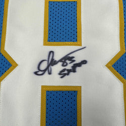 Autographed/Signed Anthony Miller San Diego Los Angeles LA Powder Blue Football Jersey JSA COA (ONLINE ORDER ONLY)