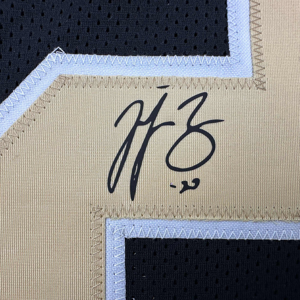 Facsimile Autographed Malcolm Jenkins New Orleans Black Reprint Laser Auto Football Jersey Size Men's XL (ONLINE ORDER ONLY)