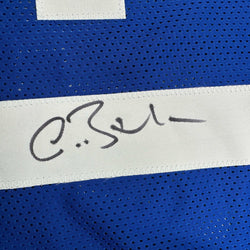 Autographed/Signed Antoine Bethea Indianapolis Blue Football Jersey JSA COA (ONLINE ORDER ONLY)