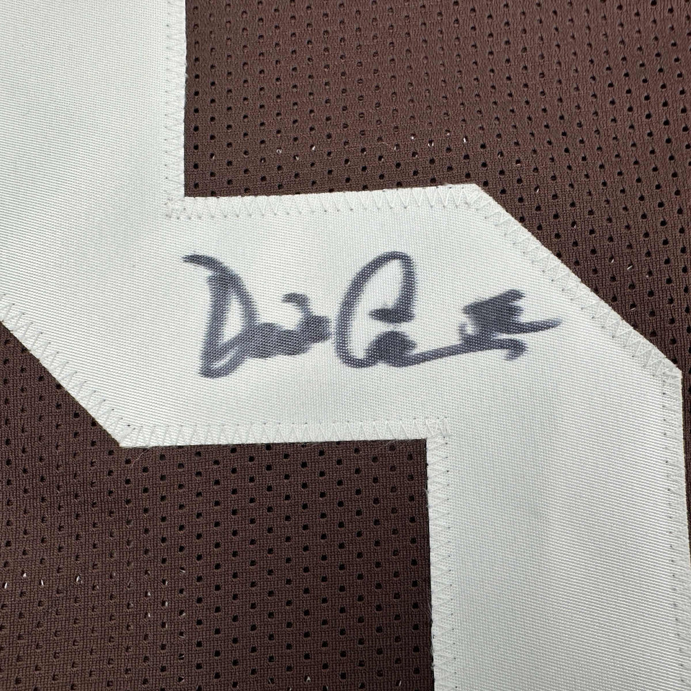 Autographed/Signed Dick Ambrose Cleveland Brown Football Jersey JSA COA (ONLINE ORDER ONLY)