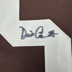 Autographed/Signed Dick Ambrose Cleveland Brown Football Jersey JSA COA (ONLINE ORDER ONLY)