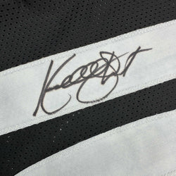 Autographed/Signed Kordell Stewart Pittsburgh Black Football Jersey Beckett BAS COA (ONLINE ORDER ONLY)