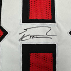 Autographed/Signed George Kittle San Francisco Red Alternate Football Jersey Beckett BAS COA (ONLINE ORDER ONLY)