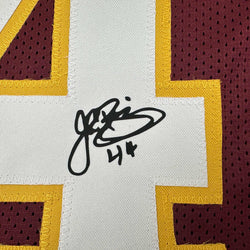 Facsimile Autographed John Riggins Washington Red Reprint Laser Auto Football Jersey Size Men's XL (ONLINE ORDER ONLY)