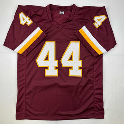 Facsimile Autographed John Riggins Washington Red Reprint Laser Auto Football Jersey Size Men's XL (ONLINE ORDER ONLY)