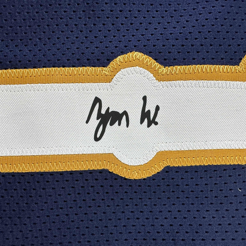 Facsimile Autographed Zion Williamson New Orleans Blue Reprint Laser Auto Basketball Jersey Size Men's XL (ONLINE ORDER ONLY)