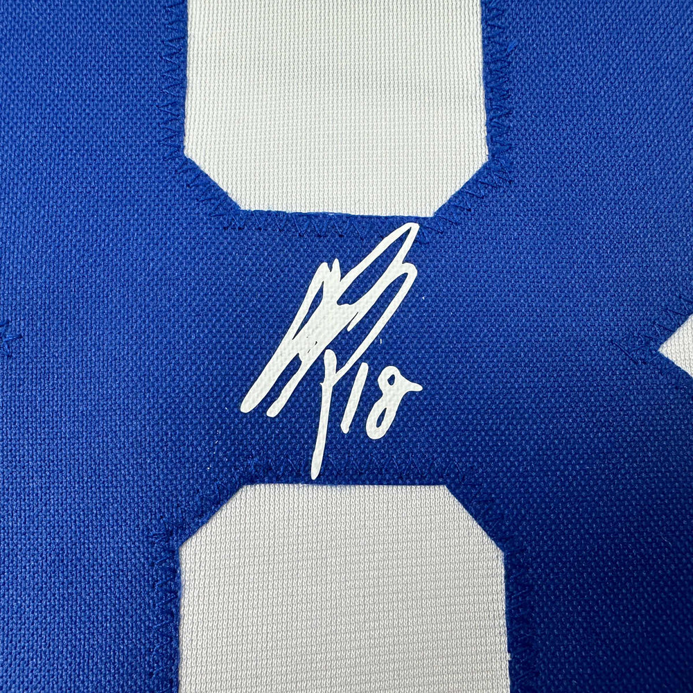 Facsimile Autographed Yoshinobu Yamamoto Los Angeles LA White Reprint Laser Auto Baseball Jersey Size Men's XL (ONLINE ORDER ONLY)