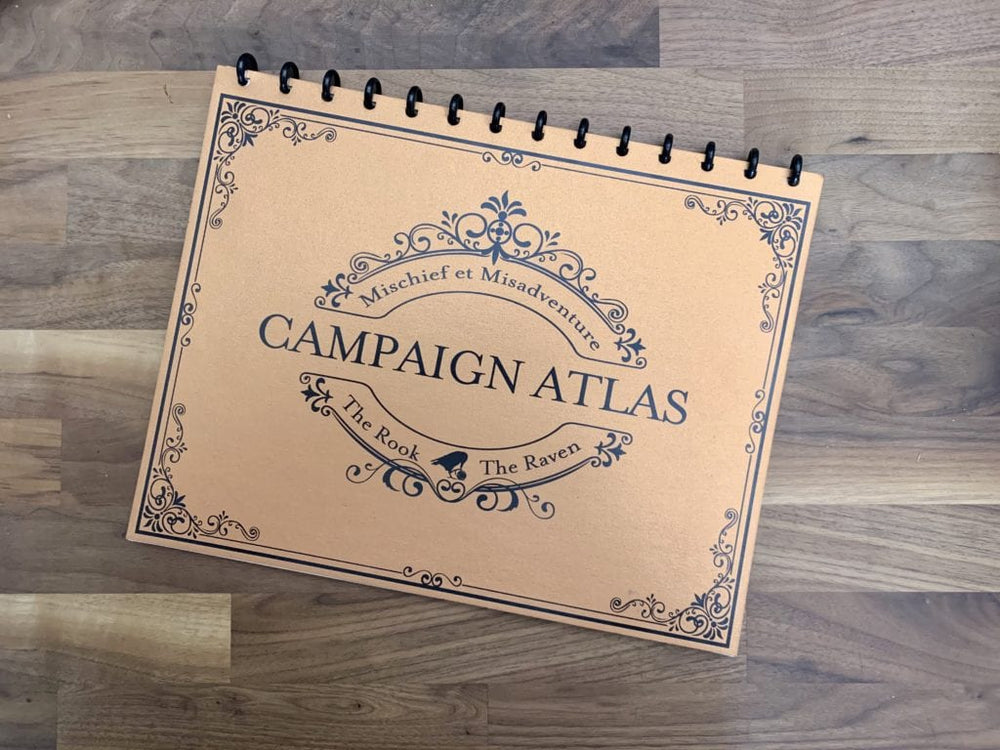Rook & Raven: Campaign Atlas - Hex and Square Grid (ONLINE ORDER ONLY)