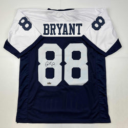 Facsimile Autographed Dez Bryant Dallas Thanksgiving Day Reprint Laser Auto Football Jersey Size Men's XL (ONLINE ORDER ONLY)