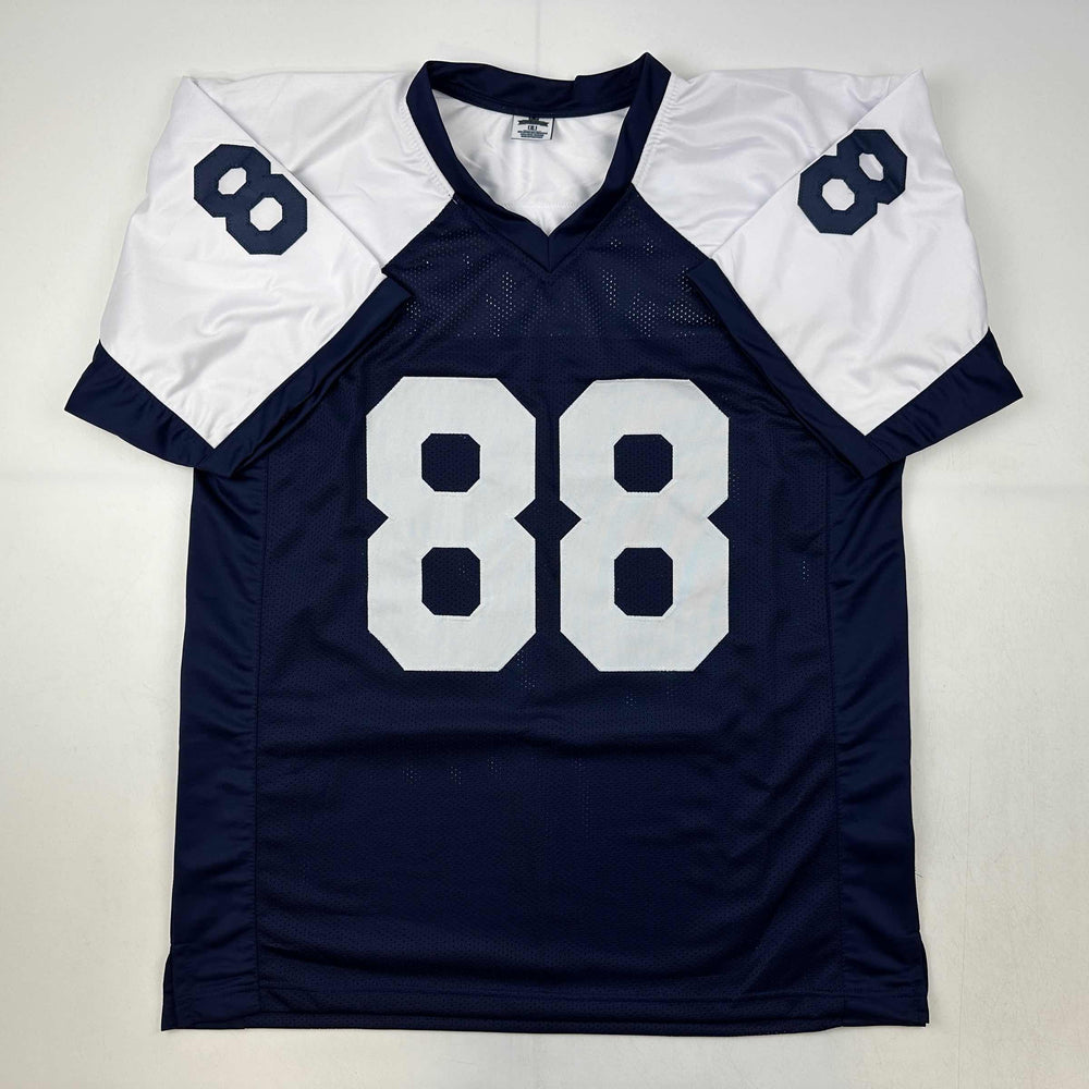 Facsimile Autographed Dez Bryant Dallas Thanksgiving Day Reprint Laser Auto Football Jersey Size Men's XL (ONLINE ORDER ONLY)