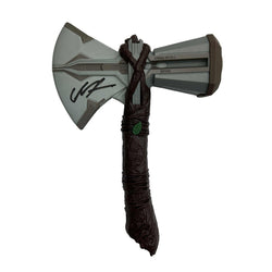 Autographed/Signed Chris Hemsworth Thor Stormbreaker 14" Axe Marvel Avengers Infinity War End Game Replica Movie Prop Toy Beckett BAS COA (ONLINE ORDER ONLY)