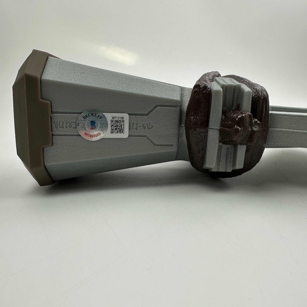 Autographed/Signed Chris Hemsworth Thor Stormbreaker 14" Axe Marvel Avengers Infinity War End Game Replica Movie Prop Toy Beckett BAS COA (ONLINE ORDER ONLY)