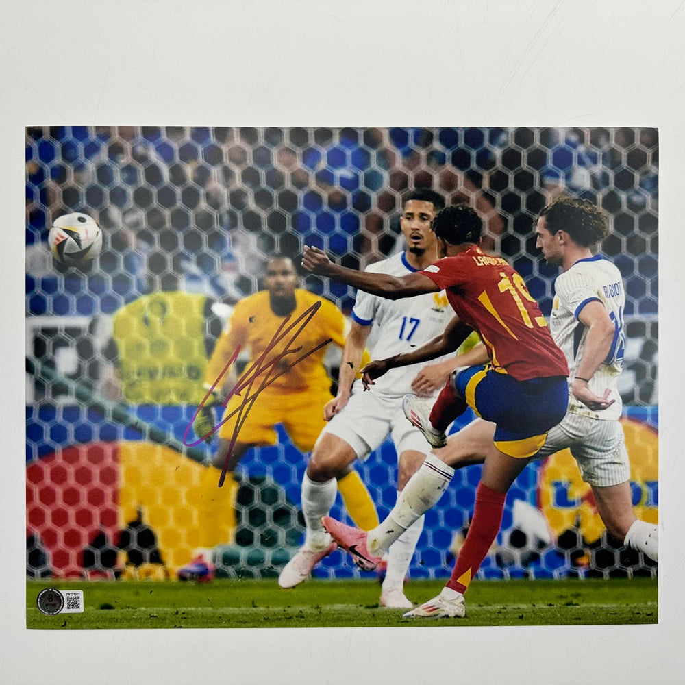 Autographed/Signed Lamine Yamal Spain 11x14 Soccer World Cup Photo Beckett BAS COA #5 (ONLINE ORDER ONLY)