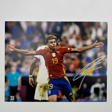 Autographed/Signed Lamine Yamal Spain 11x14 Soccer World Cup Photo Beckett BAS COA #6 (ONLINE ORDER ONLY)
