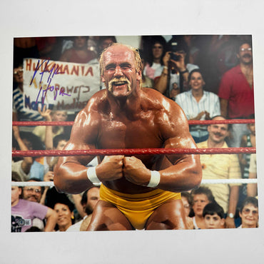 Autographed/Signed Hulk Hogan 16x20 WWE WWF Hulkamania Wrestling Photo Beckett BAS COA #12 (ONLINE ORDER ONLY)