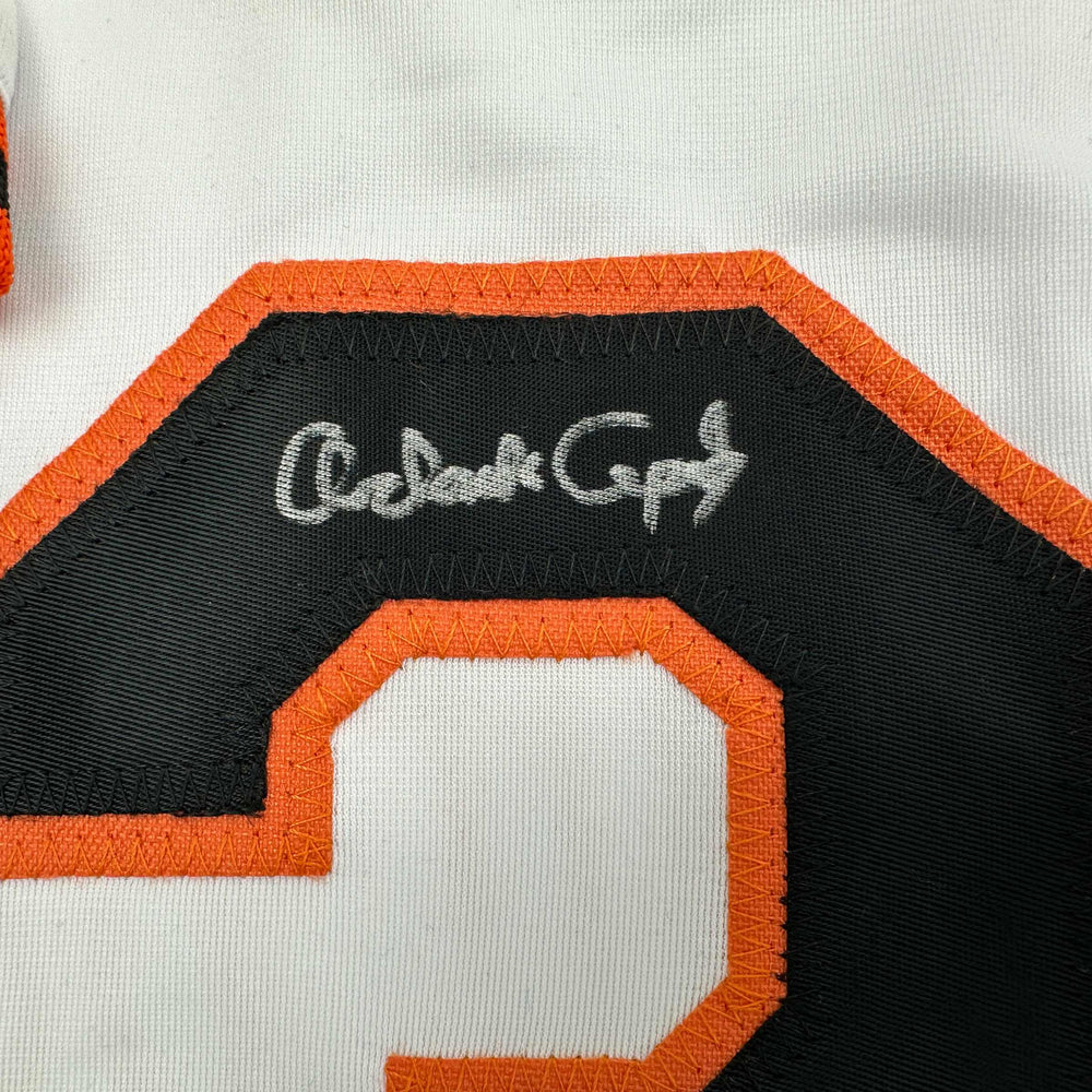Autographed/Signed Orlando Cepeda San Francisco White Baseball Jersey Beckett BAS COA (ONLINE ORDER ONLY)