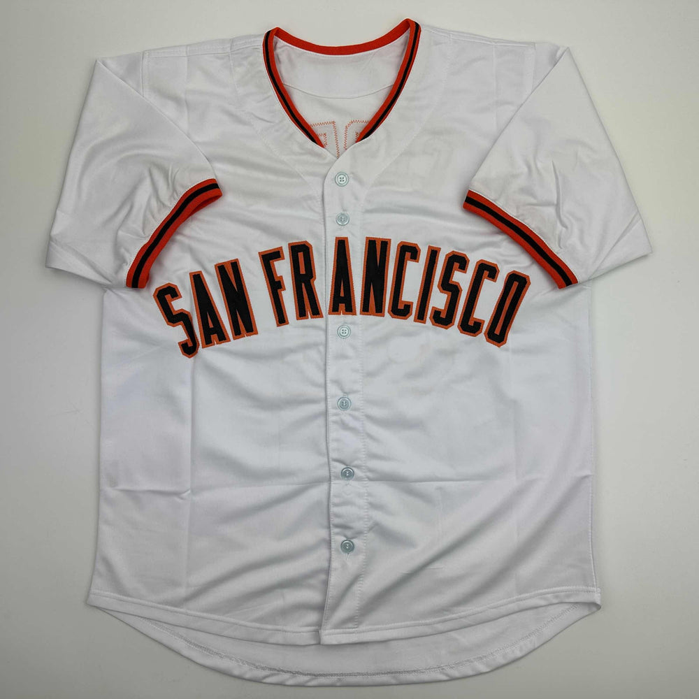 Autographed/Signed Orlando Cepeda San Francisco White Baseball Jersey Beckett BAS COA (ONLINE ORDER ONLY)