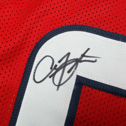 Autographed/Signed Arian Foster Houston Red Football Jersey Beckett BAS COA (ONLINE ORDER ONLY)