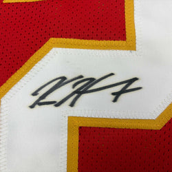 Autographed/Signed Kareem Hunt #27 Kansas City Red Football Jersey PSA/DNA COA (ONLINE ORDER ONLY)