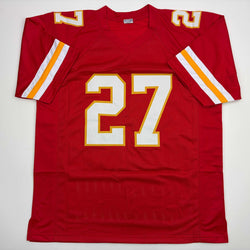Autographed/Signed Kareem Hunt #27 Kansas City Red Football Jersey PSA/DNA COA (ONLINE ORDER ONLY)