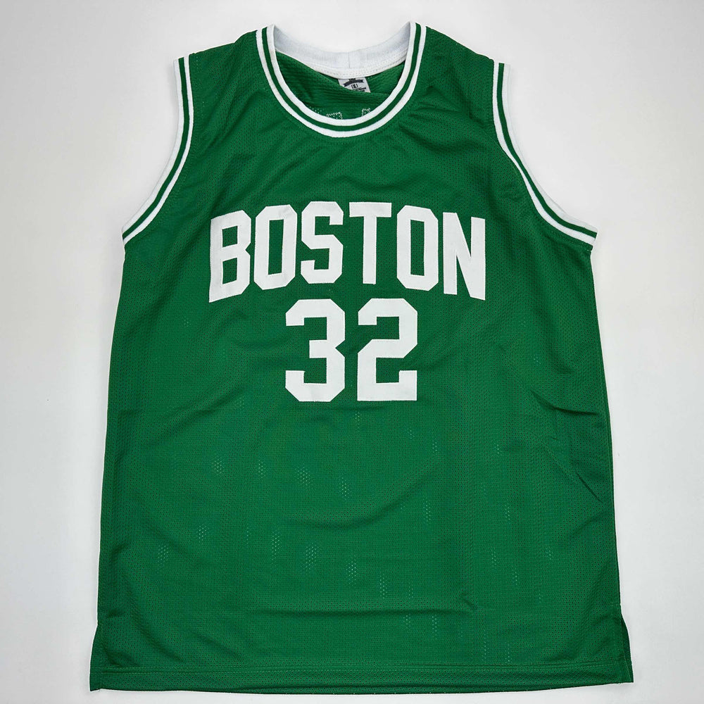 Facsimile Autographed Kevin McHale Boston Green Reprint Laser Auto Basketball Jersey Size Men's XL (ONLINE ORDER ONLY)