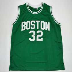 Facsimile Autographed Kevin McHale Boston Green Reprint Laser Auto Basketball Jersey Size Men's XL (ONLINE ORDER ONLY)