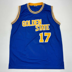 Facsimile Autographed Chris Mullin Golden State Blue Reprint Laser Auto Basketball Jersey Size Men's XL (ONLINE ORDER ONLY)