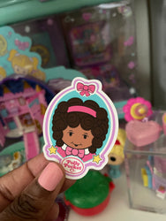 Tiny World of Polly | Sticker Die Cut| Water Resistant Vinyl (ONLINE ORDER ONLY)