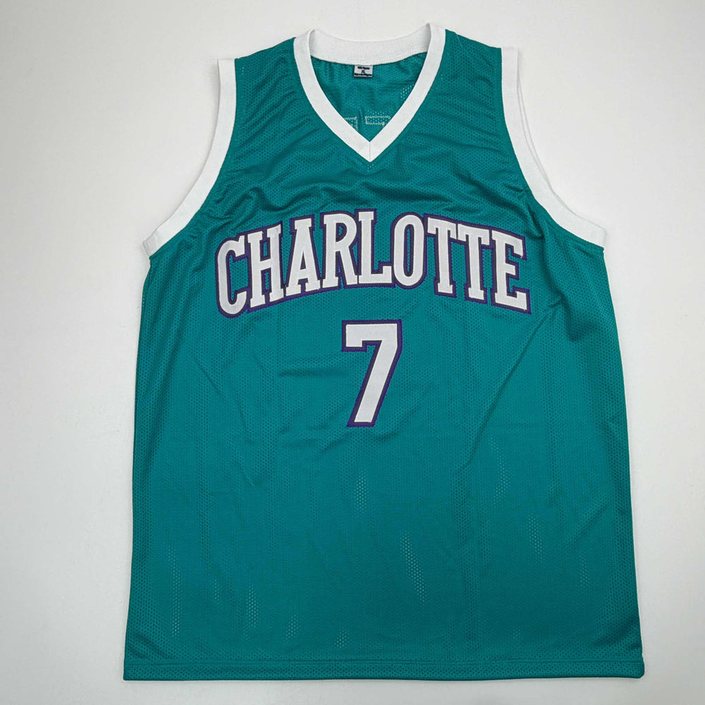 Autographed/Signed Kon Knueppel Charlotte Teal Basketball Jersey JSA COA (ONLINE ORDER ONLY)