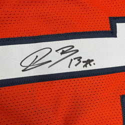 Autographed/Signed Pat Bryant II Denver Orange Pro Cut Football Jersey JSA COA (ONLINE ORDER ONLY)