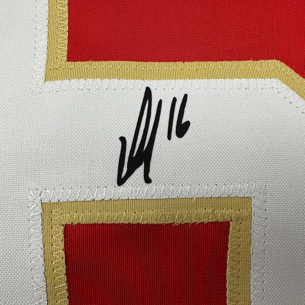 Facsimile Autographed Aleksander Barkov Florida Red Reprint Laser Auto Hockey Jersey Size Men's XL (ONLINE ORDER ONLY)