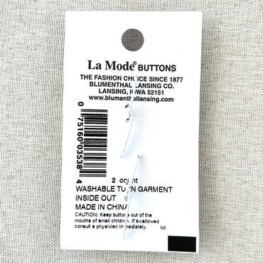 2453 Cow - La Mode - 1 Hole - Shank - Assorted Sizes (ONLINE ORDER ONLY)