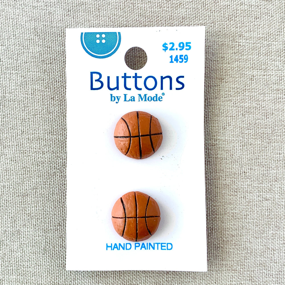 1459 Basketball - La Mode - 1 Hole - Shank - Assorted Sizes (ONLINE ORDER ONLY)