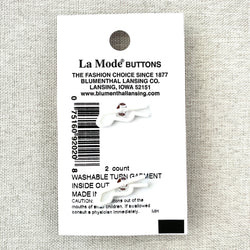 1459 Basketball - La Mode - 1 Hole - Shank - Assorted Sizes (ONLINE ORDER ONLY)