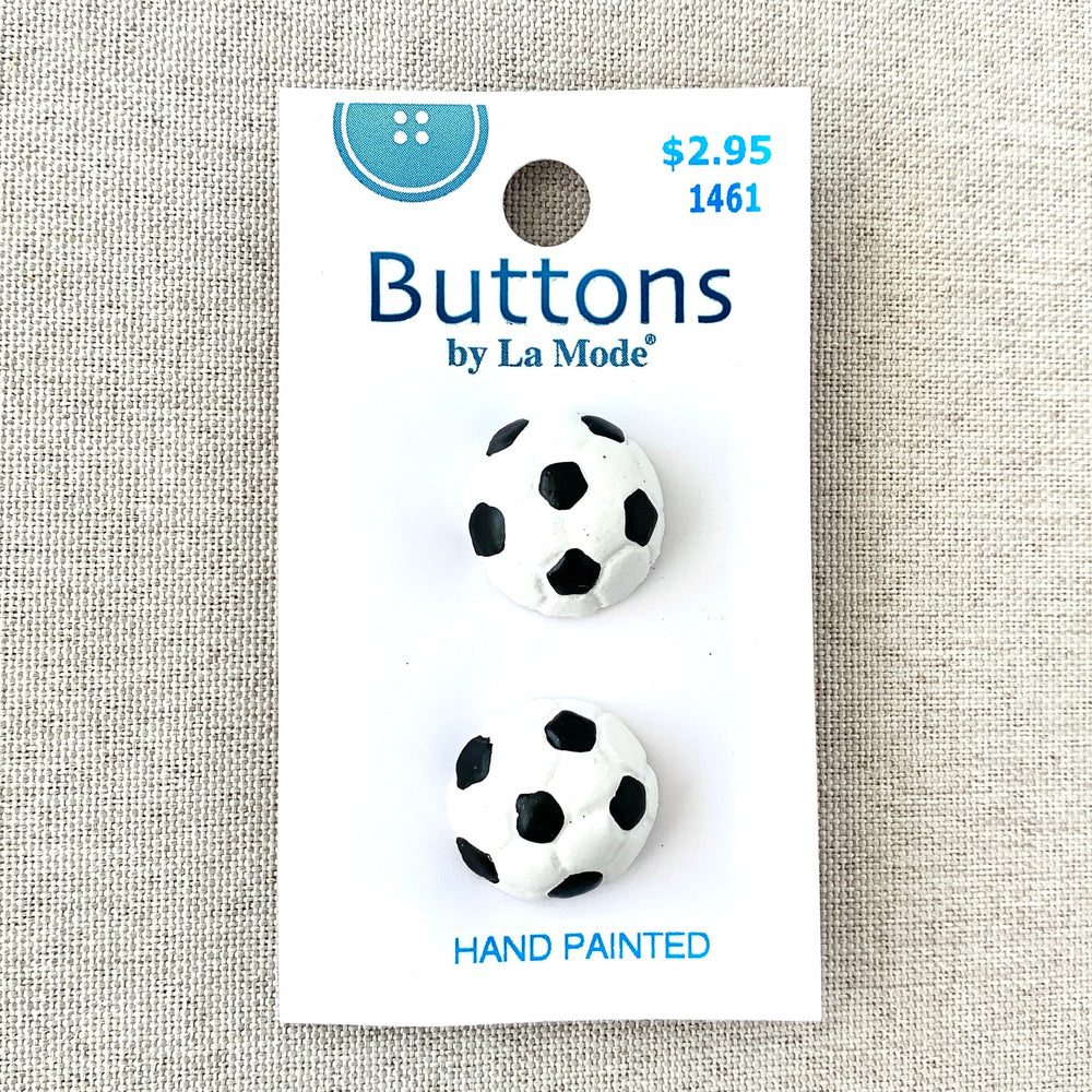 1461 Soccer Ball - La Mode - 1 Hole - Shank - Assorted Sizes (ONLINE ORDER ONLY)