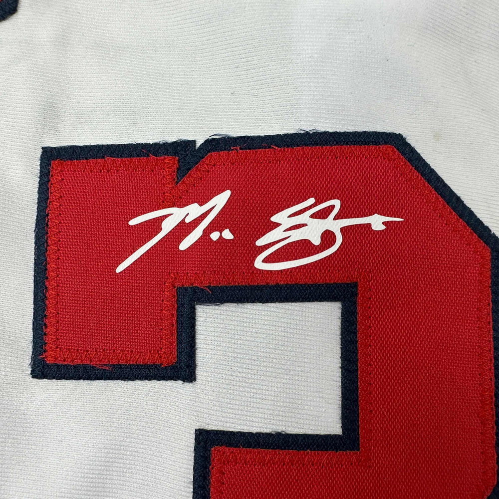 Facsimile Autographed Max Scherzer Washington White Reprint Laser Auto Baseball Jersey Size Men's XL (ONLINE ORDER ONLY)