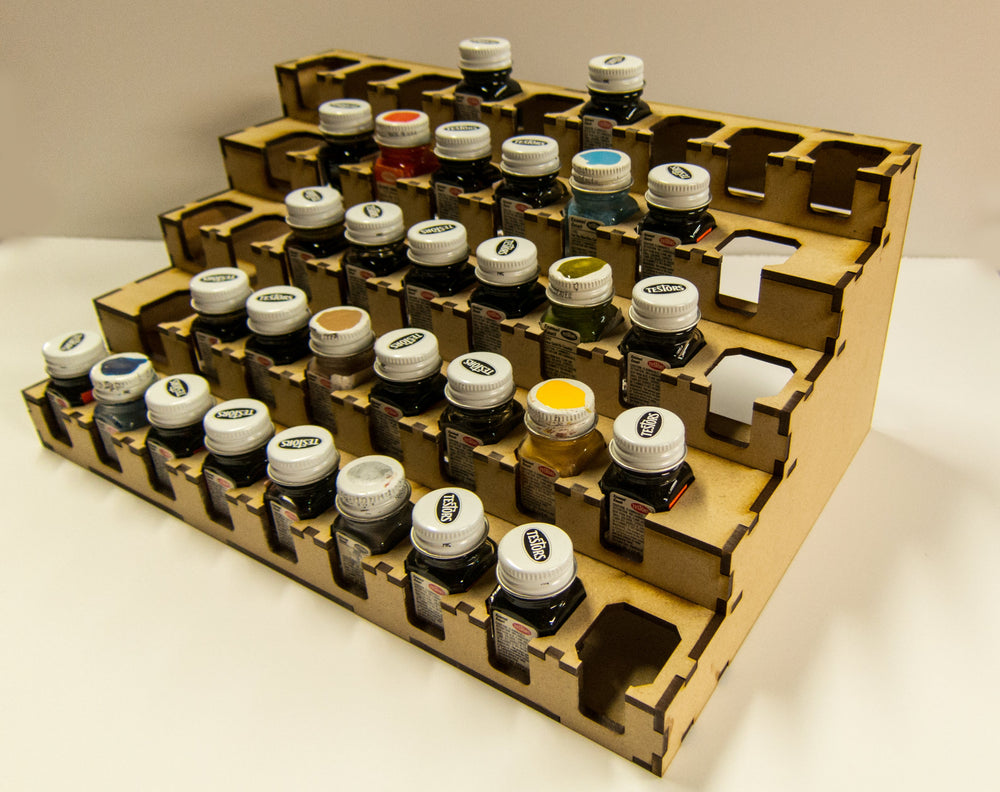Paint Rack - Testors Square Enamels (Online Order Only) (Online Order Only)