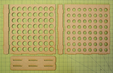 Vertical Paint Rack - 26mm, For Vallejo and Army Painter Style Dropper Bottles (Online Order Only) (Online Order Only)