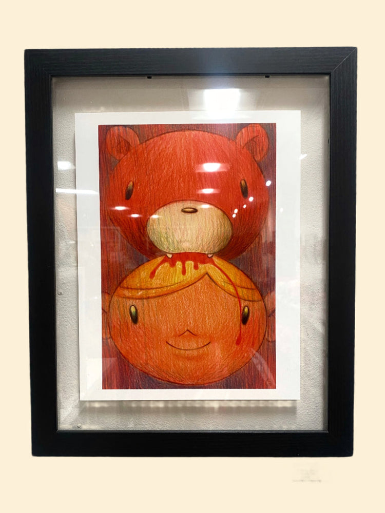 Eduardo Vieira - Friendly Bite - Original Artwork - Gloomy Bear Exhibition (ONLINE ORDER ONLY)