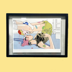 Luca Tieri - Little Bear - Framed Giclee - Gloomy Bear Exhibition (ONLINE ORDER ONLY)