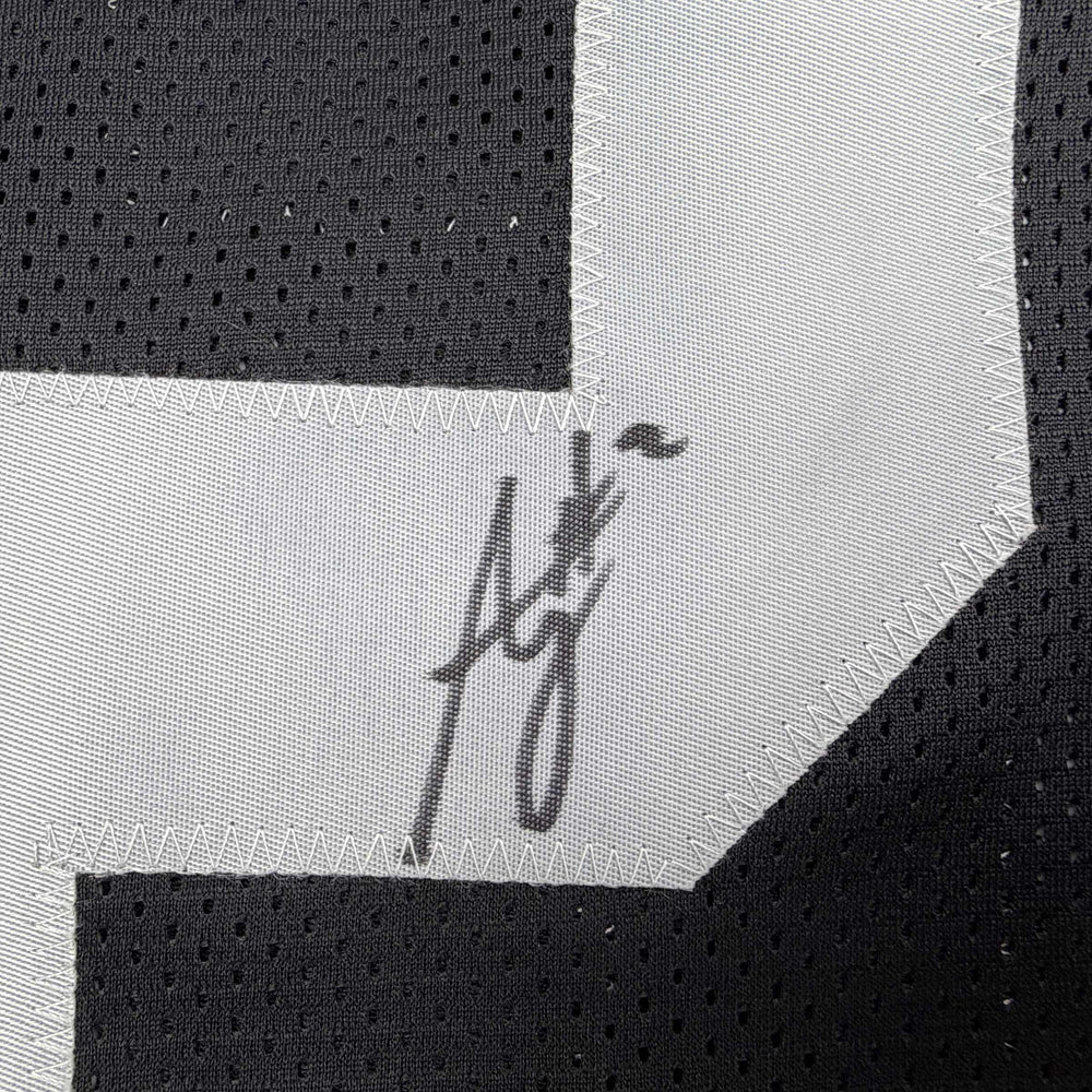 Autographed/Signed Ashton Jeanty Oakland Black Football Jersey Beckett BAS COA (ONLINE ORDER ONLY)