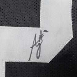 Autographed/Signed Ashton Jeanty Oakland Black Football Jersey Beckett BAS COA (ONLINE ORDER ONLY)