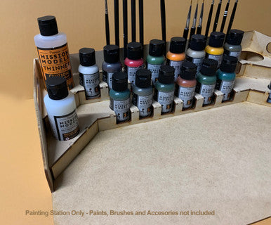 Painting Station - for 1oz Mission Models Premium Hobby Paints (Online Order Only) (Online Order Only)
